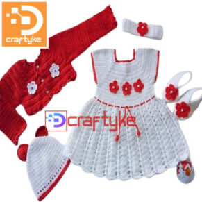baby handicraft dress for winter